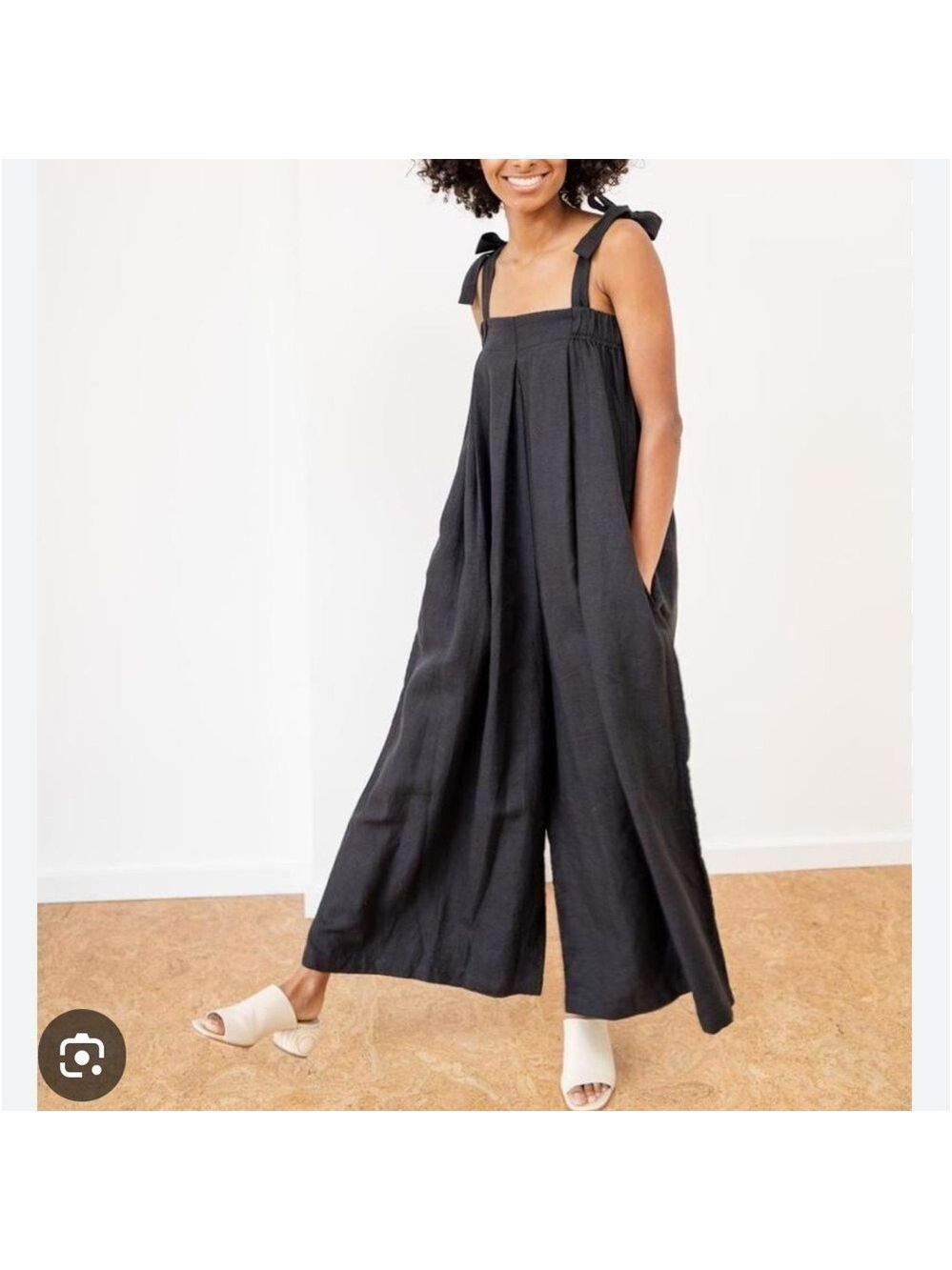 Tribe Alive Organic Linen Wide Leg Boho Laganlook Jumper Size XS/S